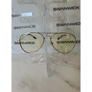 Swanwick Glasses Day Regular Blue Light Blocking Swanwick Aviator Ref 2001